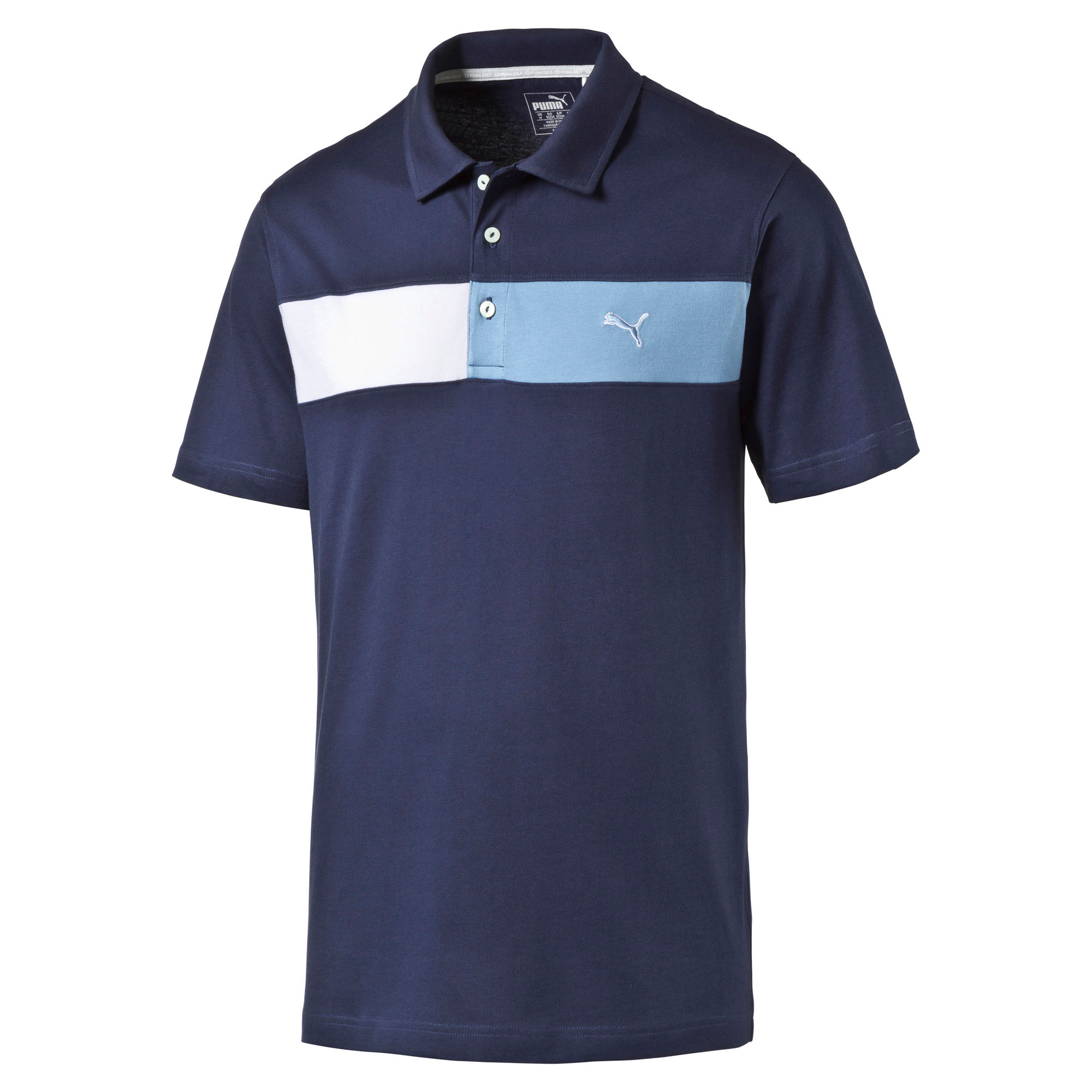 Puma Golf Short Sleeve Cool Touch Polo 570478-Blue Heaven-Small